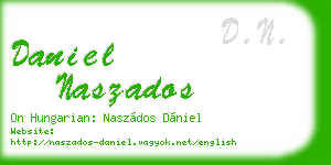 daniel naszados business card